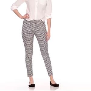 Gingham crop pants